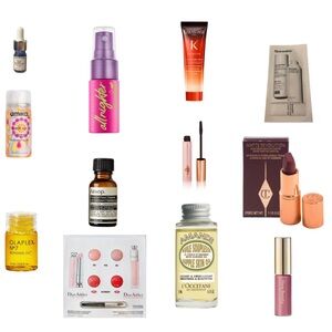 5 item mystery box of‎ beauty/skincare/hair samples. Luxury and drugstore